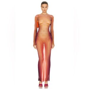 Jean Paul Gaultier Body Morphing Mesh Dress